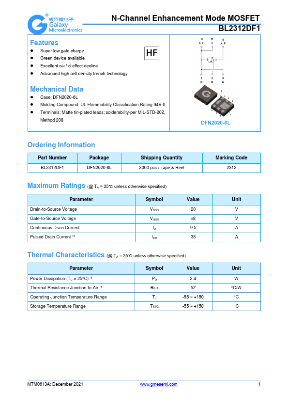 BL2312DF1 Datasheet Preview