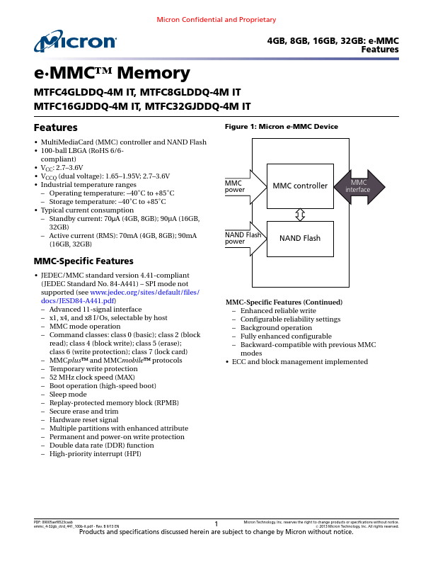 MTFC16GJDDQ-4MIT