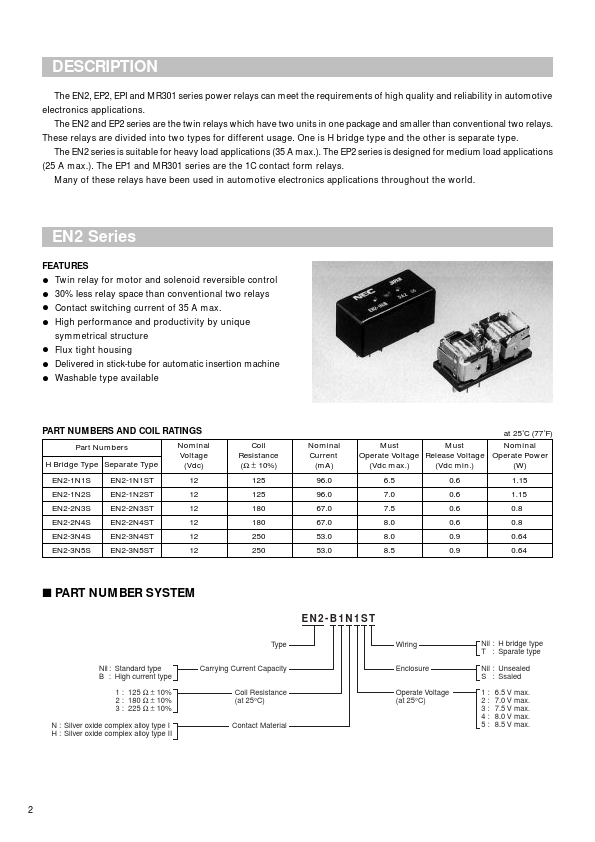 EP2-B3G4T Datasheet Preview