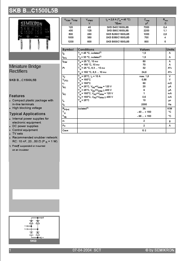 SKBB500C1500L5B