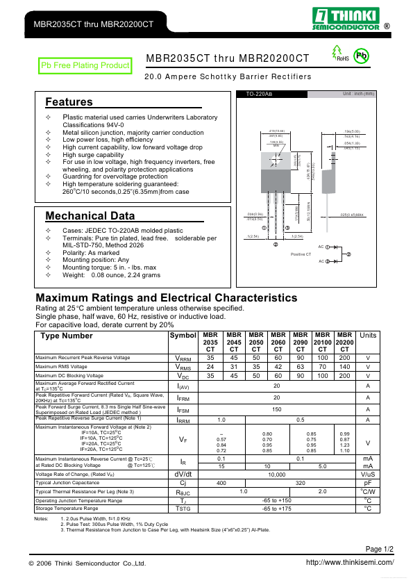 MBR20200CT