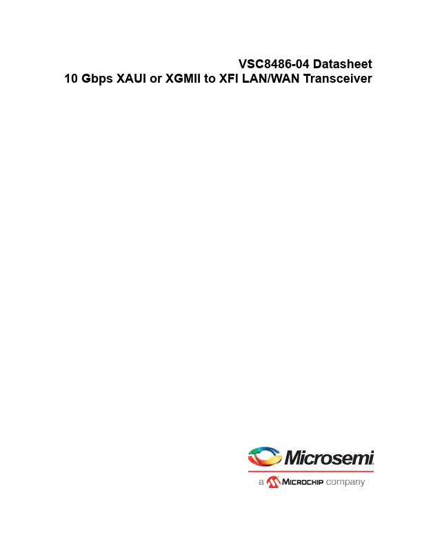 VSC8486-04 Datasheet Preview