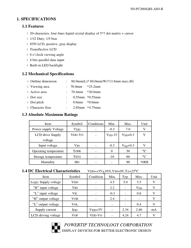 PC2004LRS-ASO-B-SB