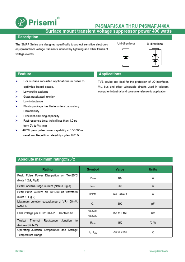 P4SMAFJ6.0CA