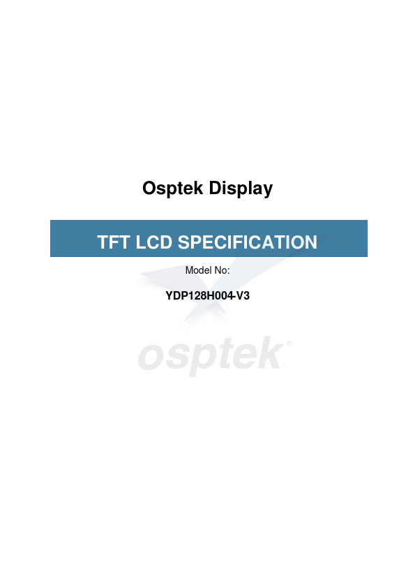 YDP128H004-V3 Datasheet Preview