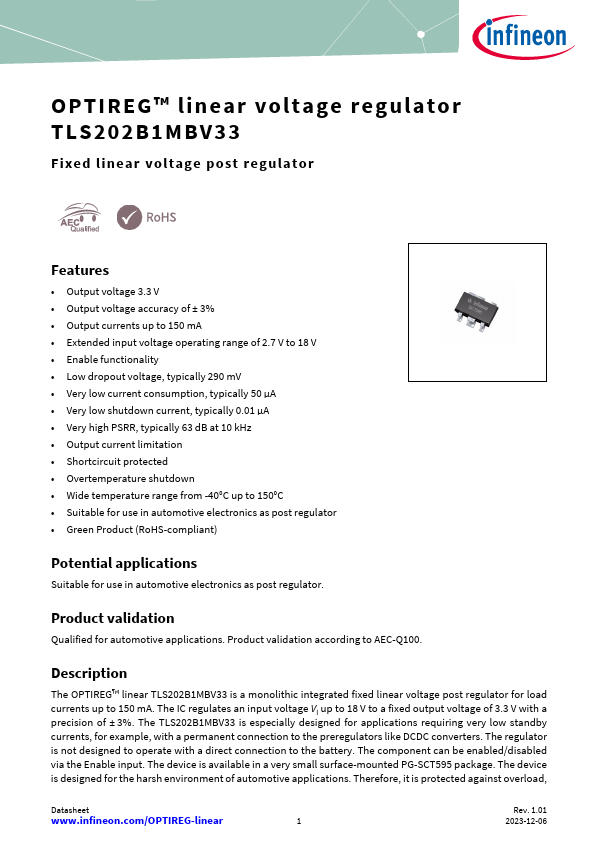 TLS202B1MBV33 Datasheet Preview