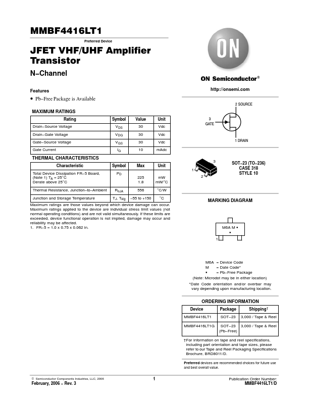 MMBF4416LT1