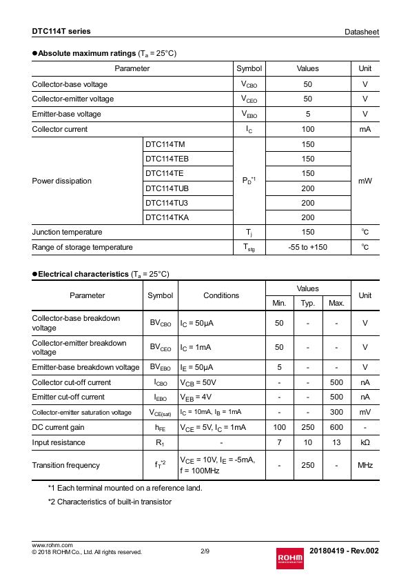 DTC114TEB