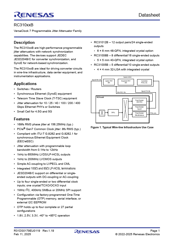 RC31005B Datasheet Preview