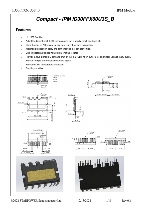 ID30FFX60U3S_B Datasheet Preview