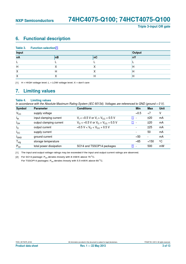 74HC4075-Q100