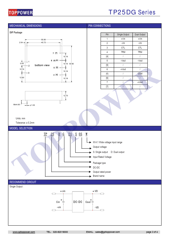 TP25DG24S05W