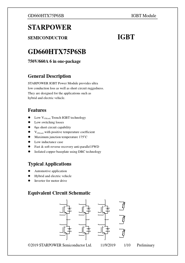 GD660HTX75P6SB Datasheet Preview