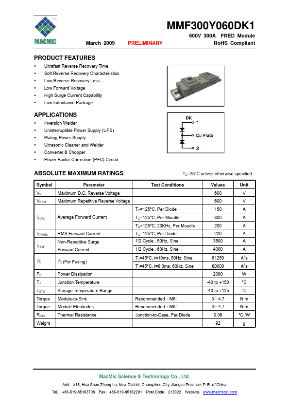 MMF300Y060DK1