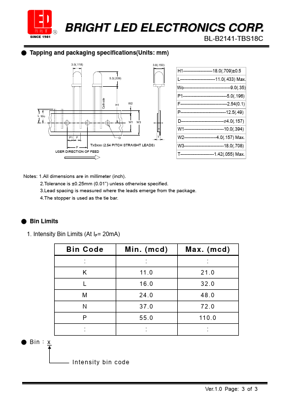 BL-B2141-TBS18C