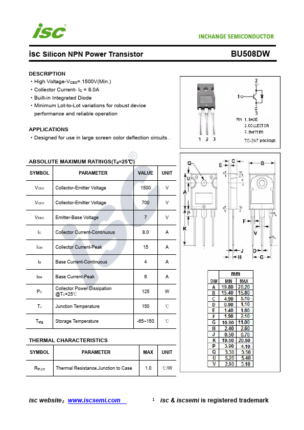 BU508DW