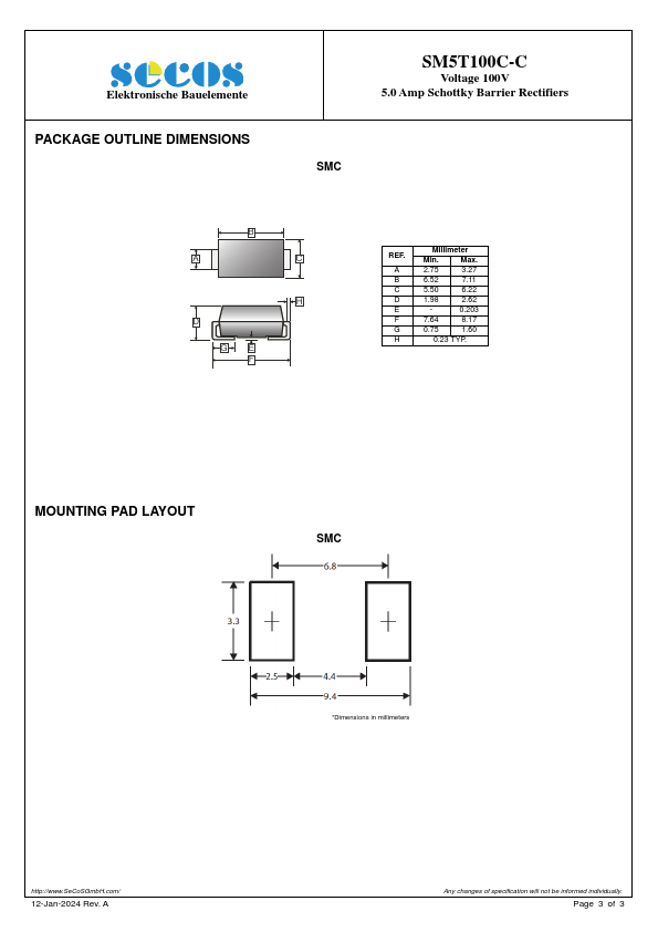 SM5T100C-C