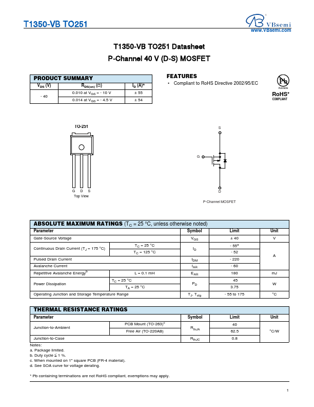 T1350 Datasheet Preview