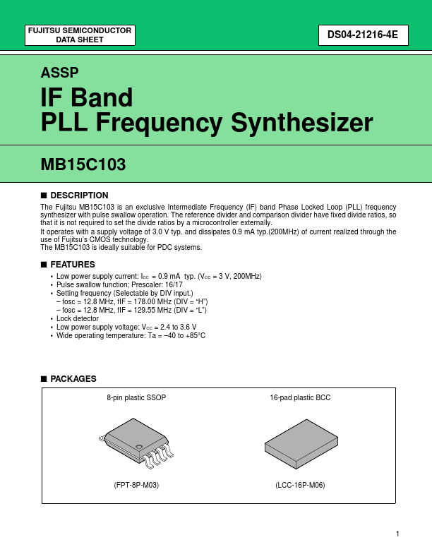 MB15C103PV1