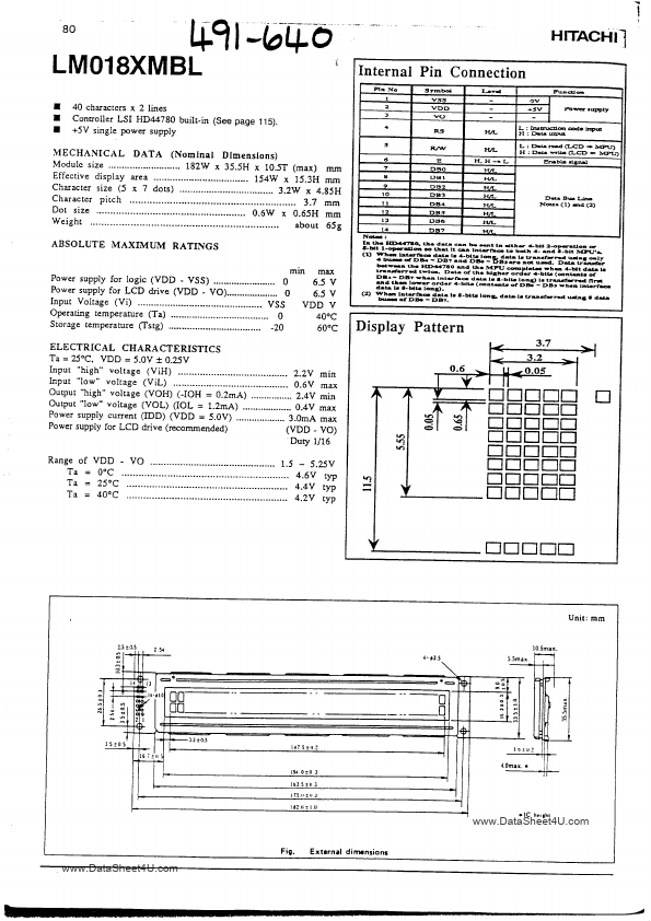 LM018XMBL