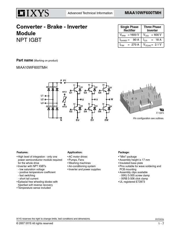 MIAA10WF600TMH