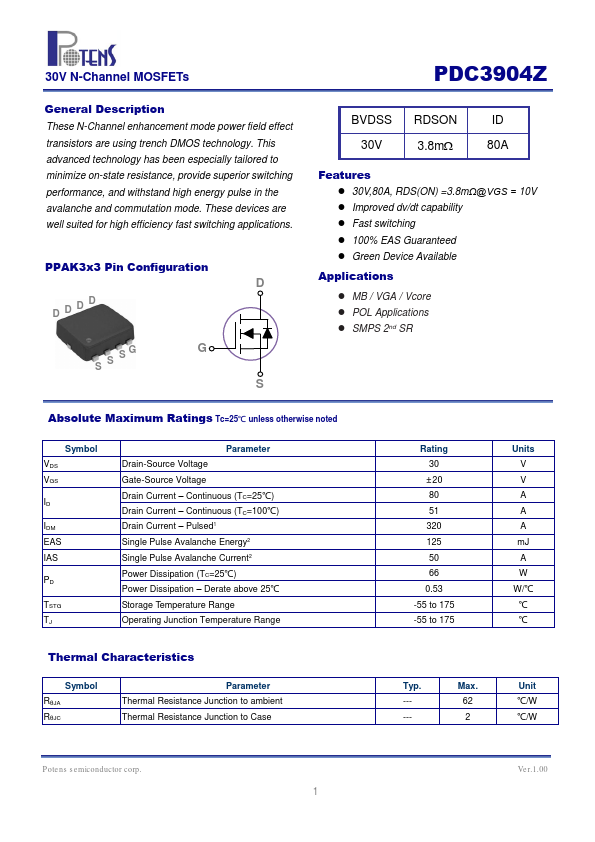 PDC3904Z