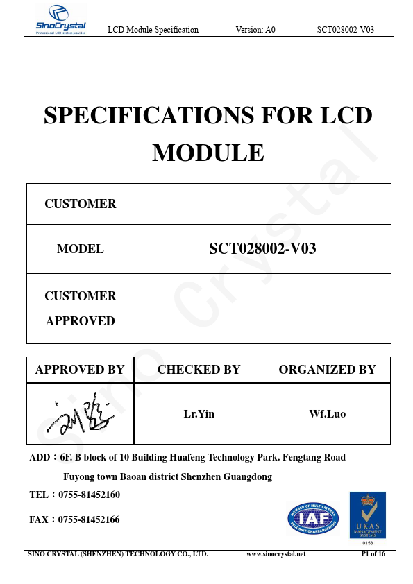 SCT028002-V03 Datasheet Preview
