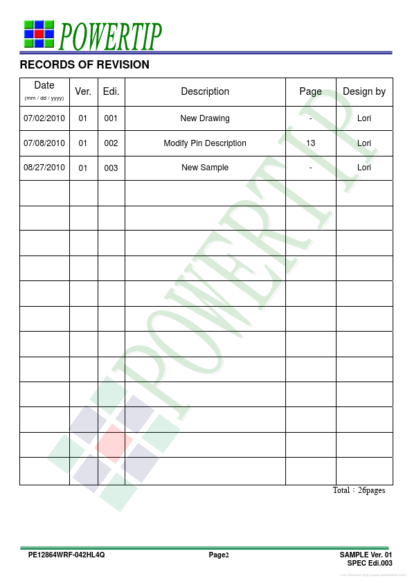 PE12864WRF-042HL4Q