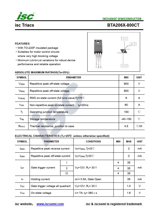 BTA206X-800CT