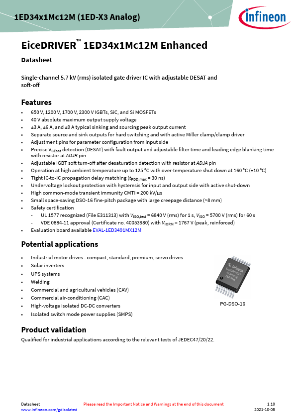 1ED3461MC12M Datasheet Preview