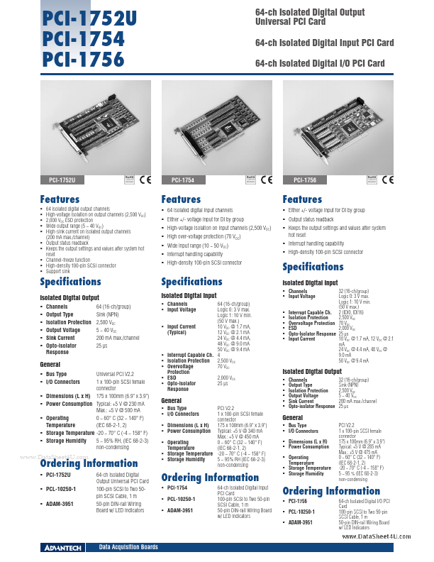 PCI-1752U