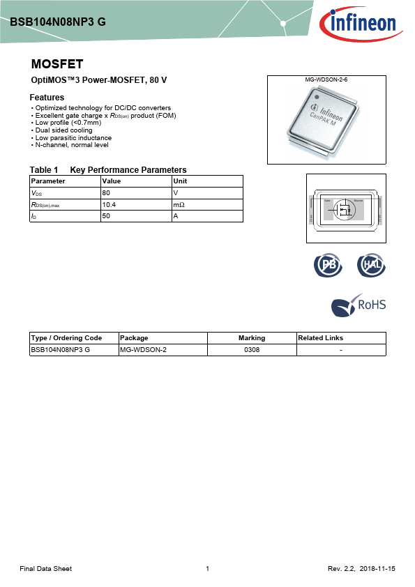 BSB104N08NP3G