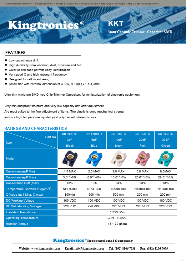 KKT310TR Datasheet Preview
