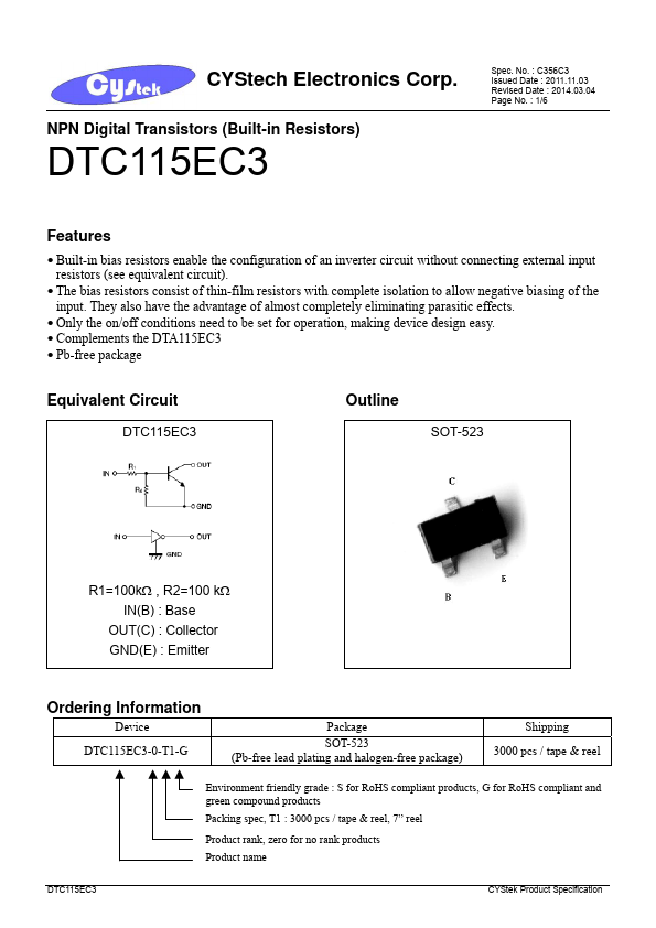 DTC115EC3
