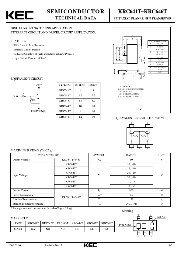 KRC646T