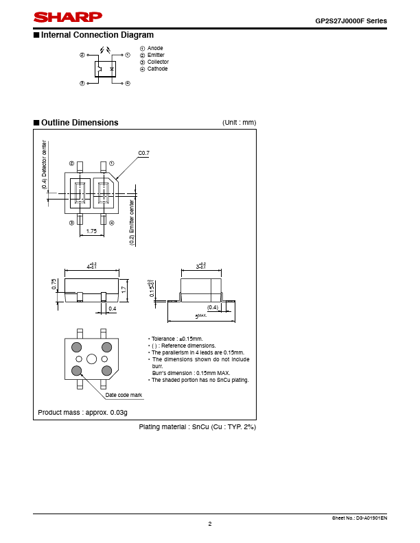 GP2S27BCJ00F