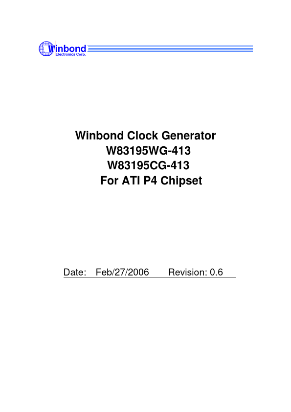 W83195WG-413