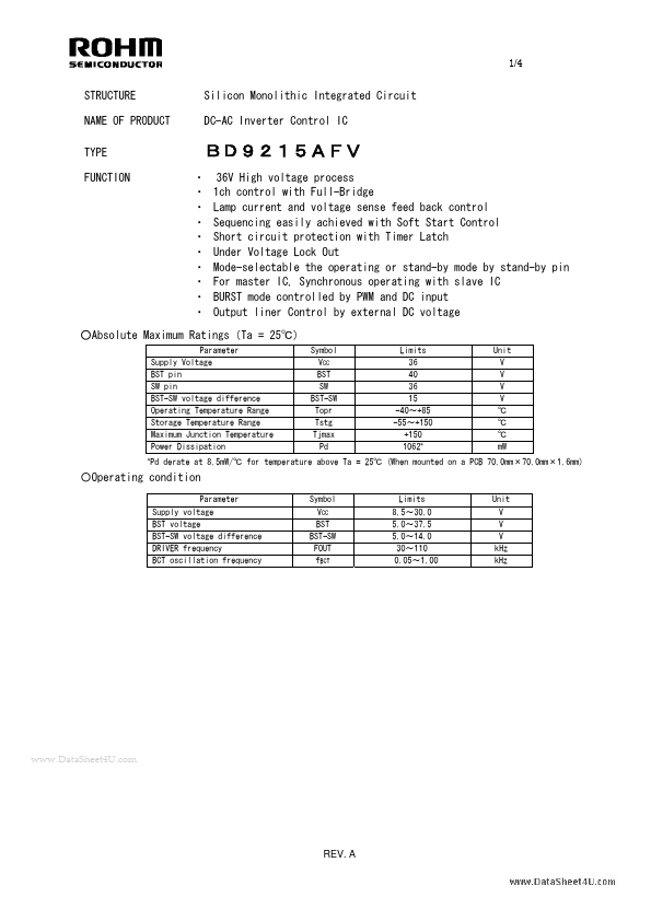 BD9215AFV