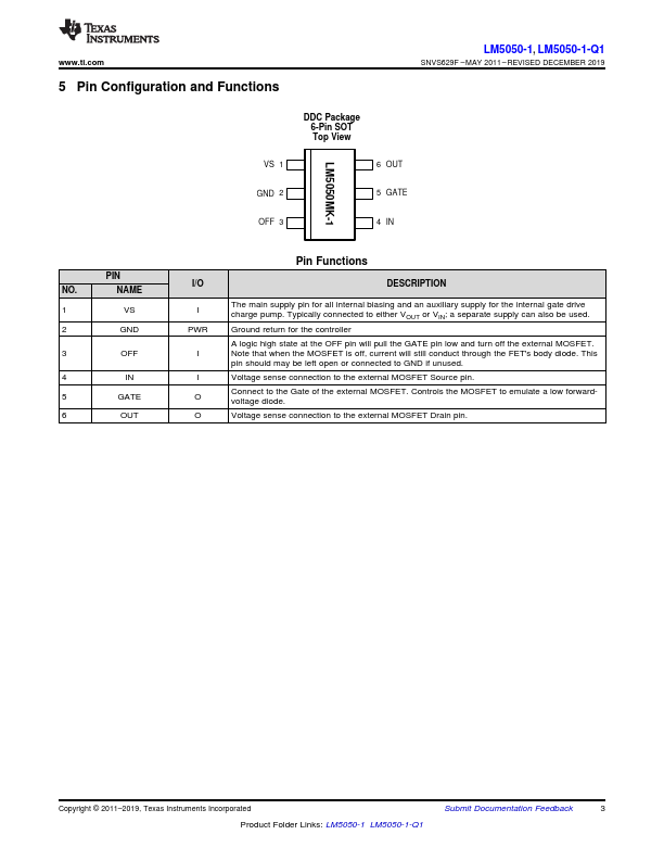 LM5050-1