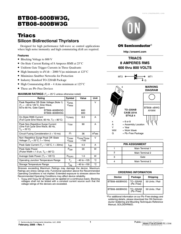 BTB08-600BW3G