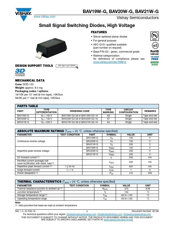 BAV20W-G