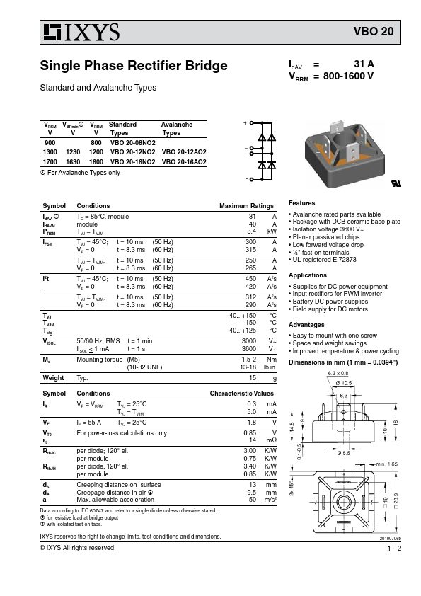 VBO20-16NO2