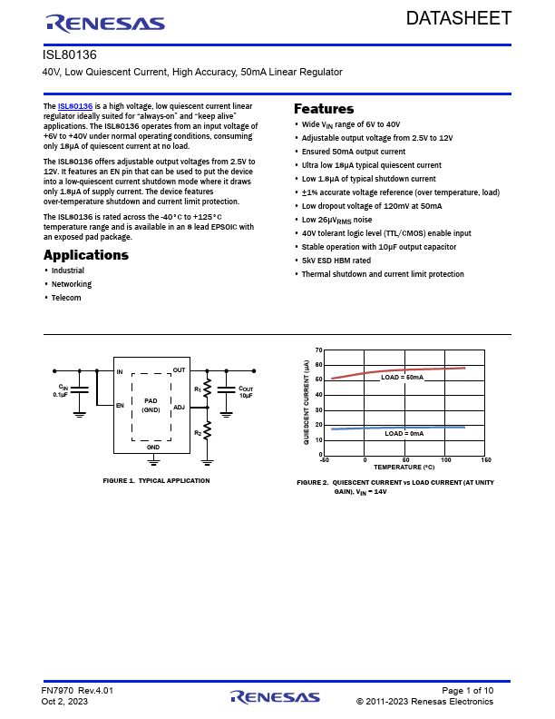 ISL80136 Datasheet Preview
