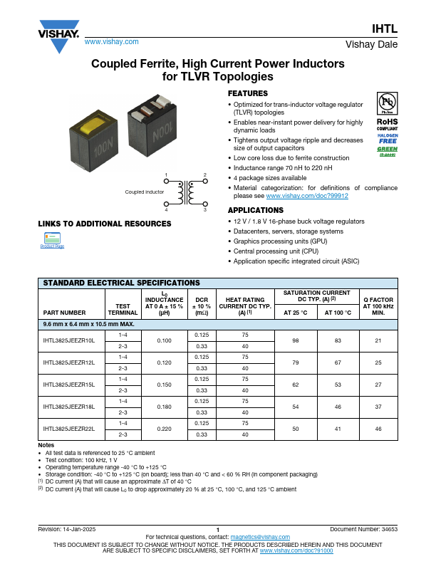IHTL3825JEEZR18L Datasheet Preview