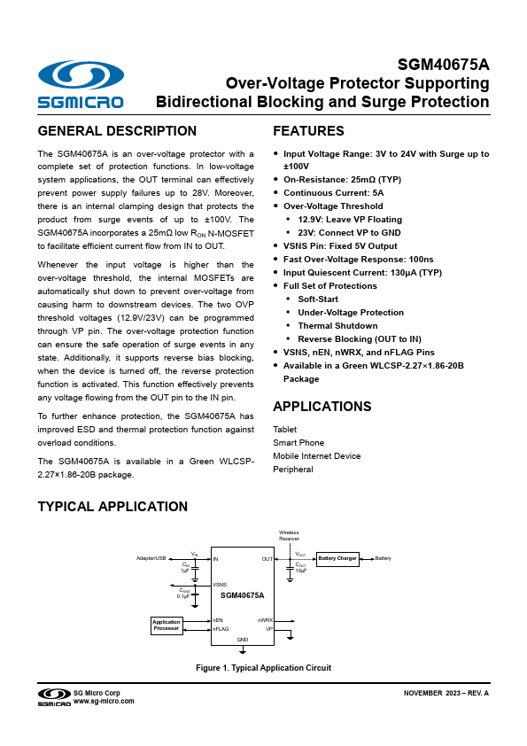 SGM40675A Datasheet Preview