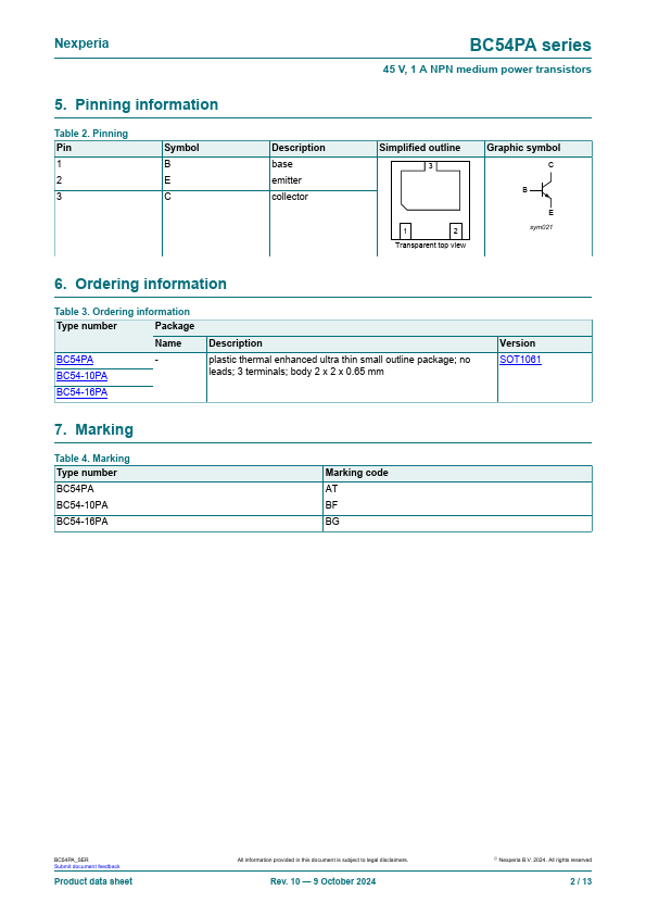 datasheet Preview Page 2