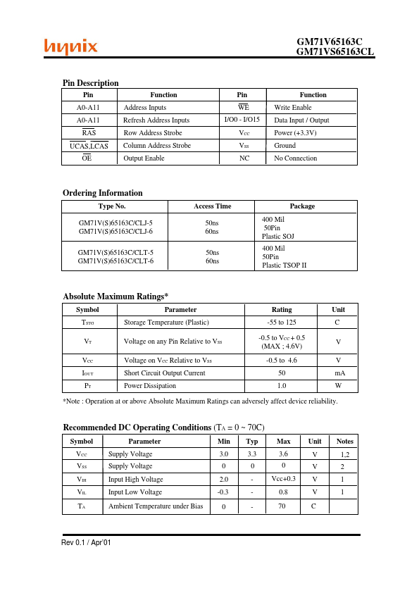 GM71VS65163CL