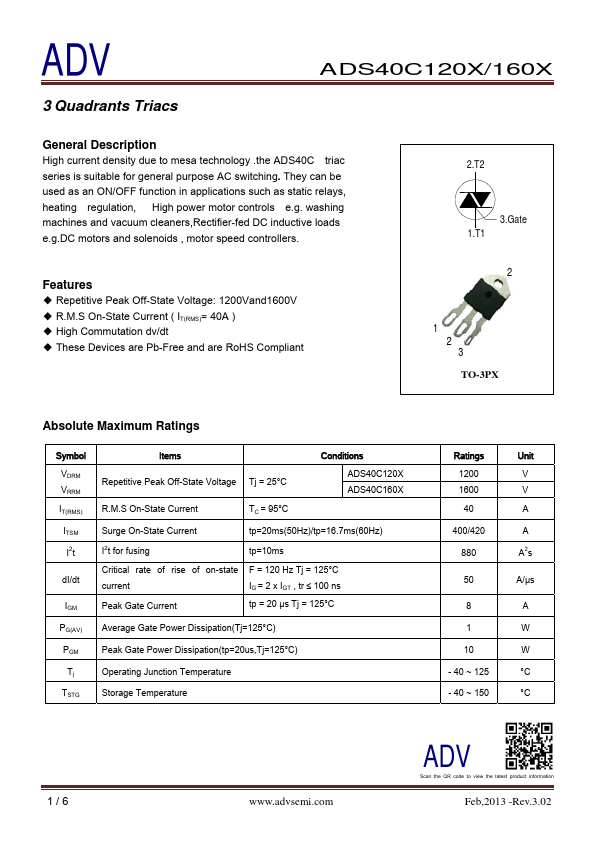 ADS40C120X