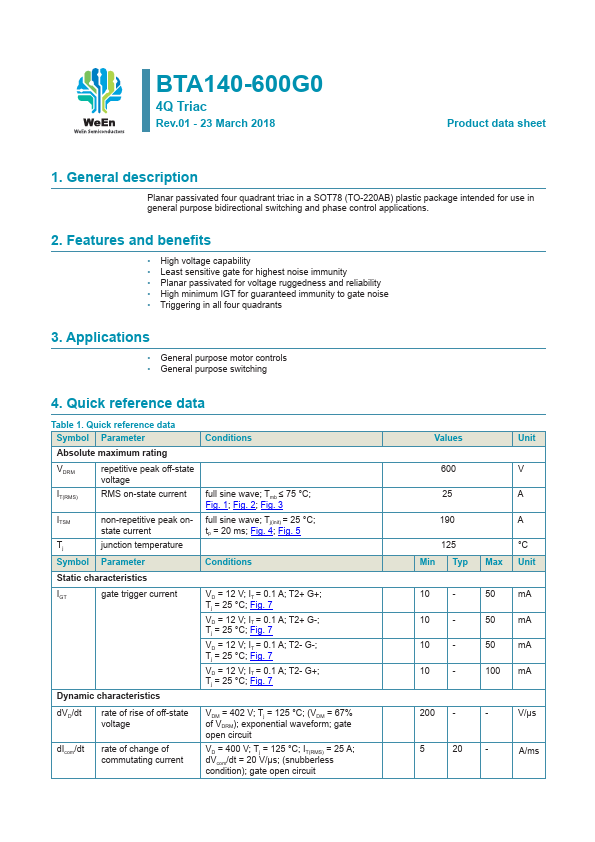 BTA140-600G0