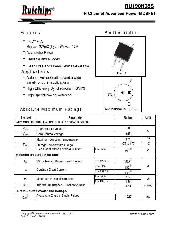 RU190N08S